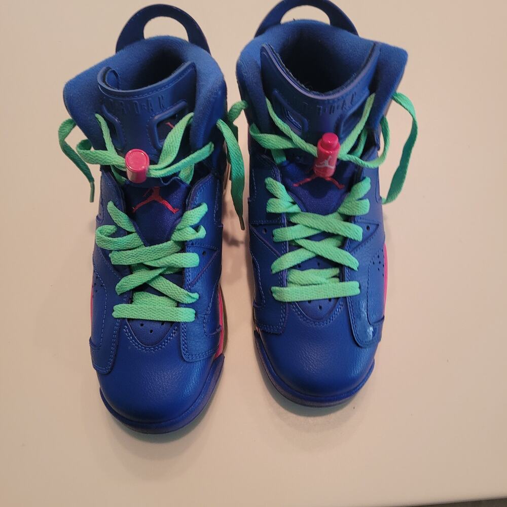 Air Jordan 6 Retro GS Game Royal Sneakers EUC boys 5.5y